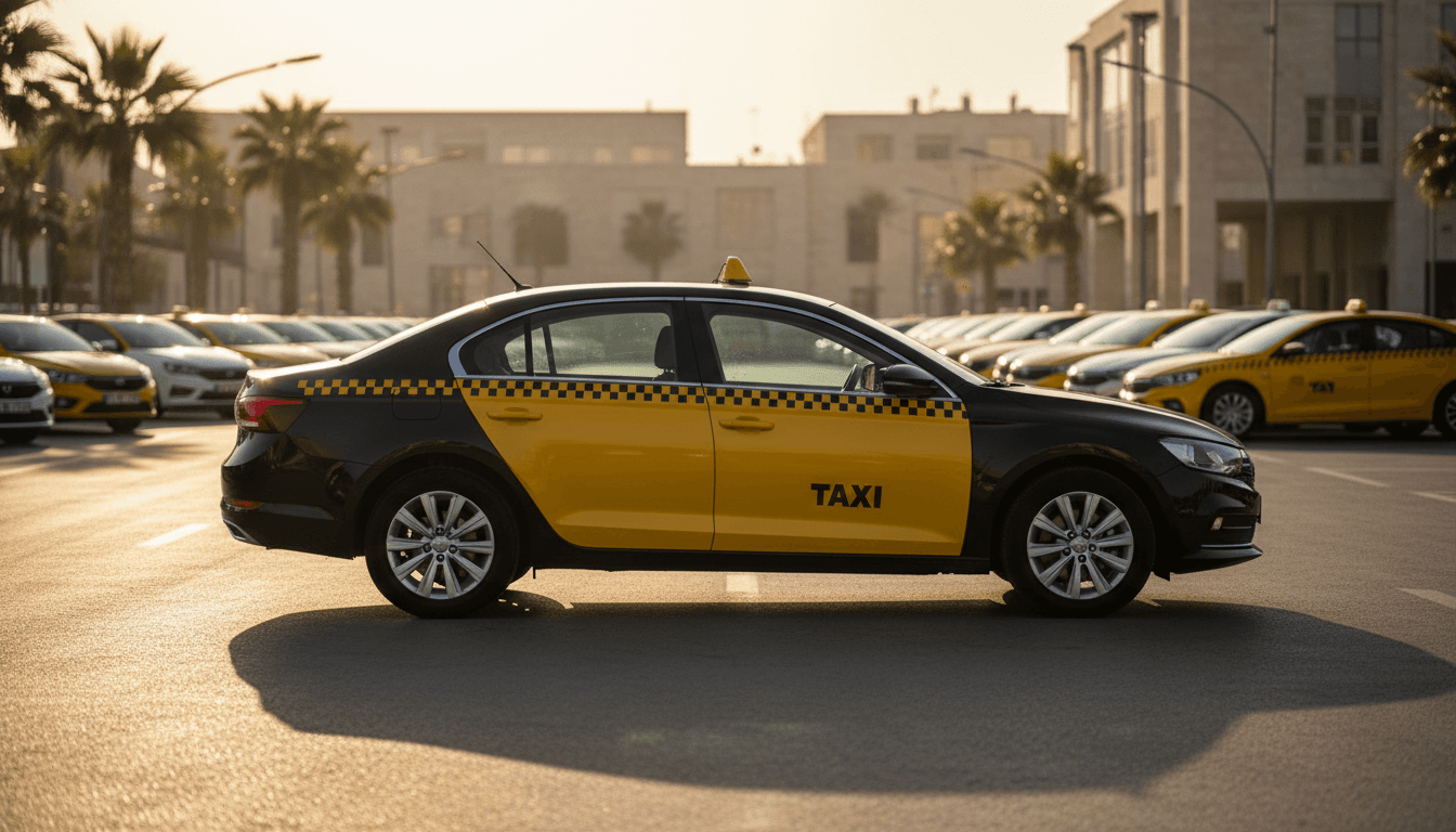 Yozgat 7/24 Taksi'nin modern taksi aracı